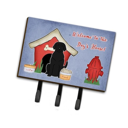 Carolines Treasures BB2811TH68 Dog House Collection Black Labrador Leash Or Key Holder